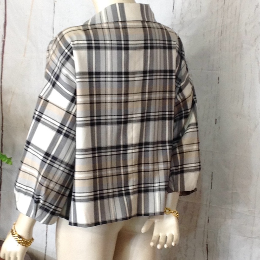 Attention Plaid Fully Lining Jacket - image 8